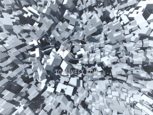 Abstract cubes background