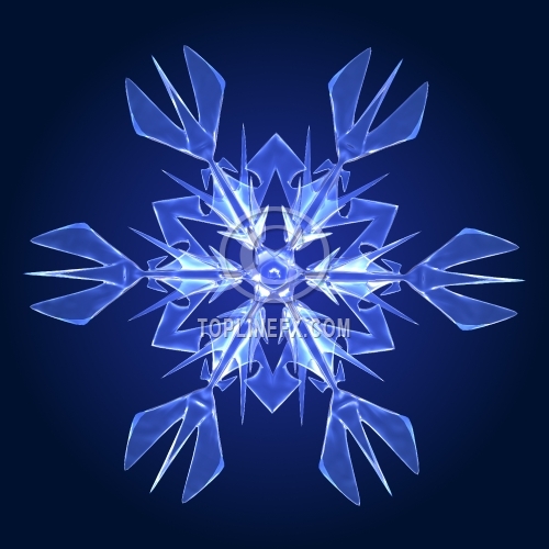 Abstract snowflake