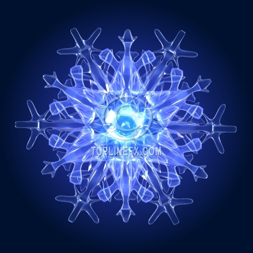 Abstract snowflake 05