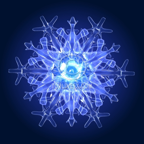 Abstract snowflake 05