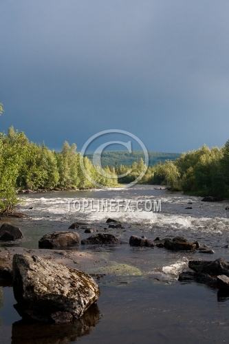 Beautiful Lake in North Europe 09