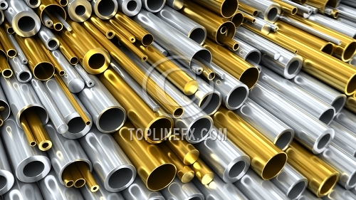 Brass and Steel Tubing Illustration