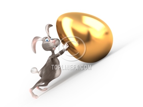 Cartoon Easter Bunny