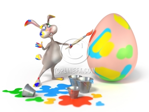 Cartoon Easter Bunny