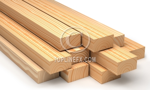 Closeup wooden boards. Illustration about construction materials