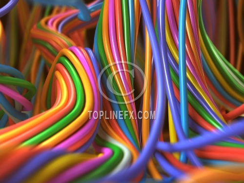 Colorful cable