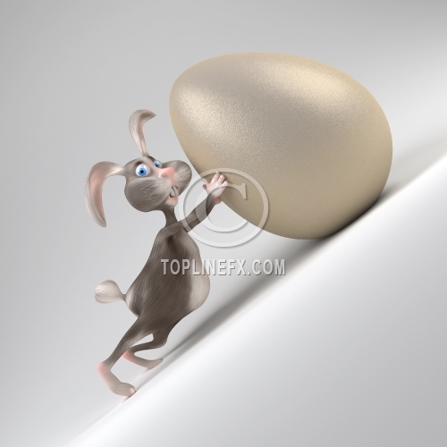 Easter Bunny and egg