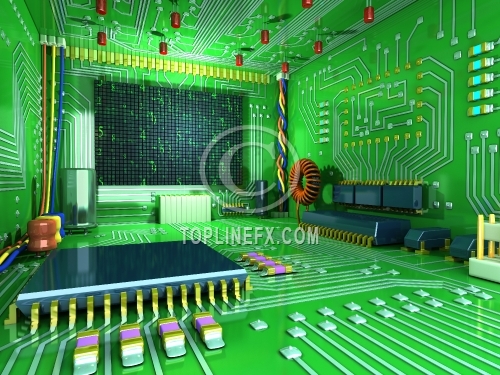 Fantasy digital room