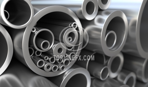 Metal pipes different diameter