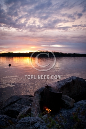 Picnic on a Lake