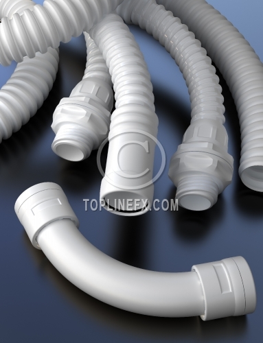 Plastic hoses with connectors v3