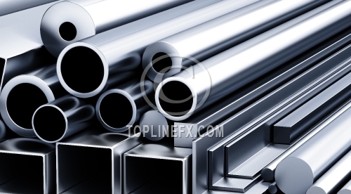 Set of metallic construction materials 03