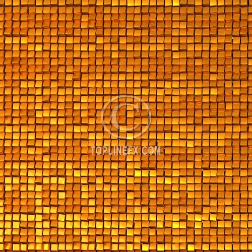 Shine mosaic background made of golden cubes 02