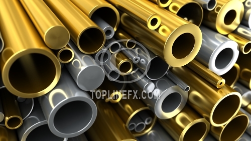 Steel and brass pipe