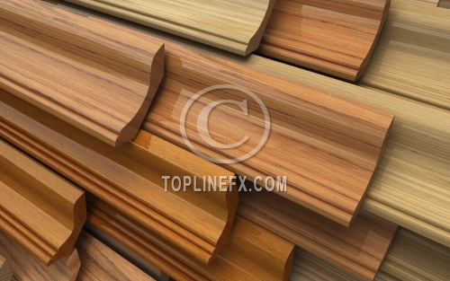 Type wooden plinths
