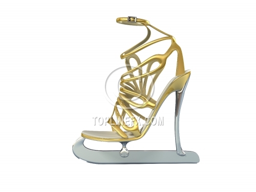 women golden skates